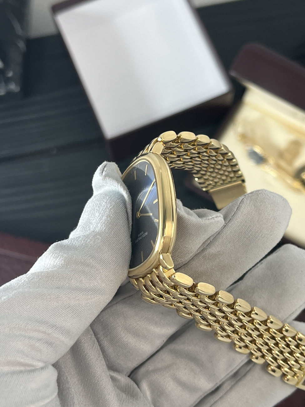 Часы Patek Philippe  Ellipse Yellow Gold  3738/122