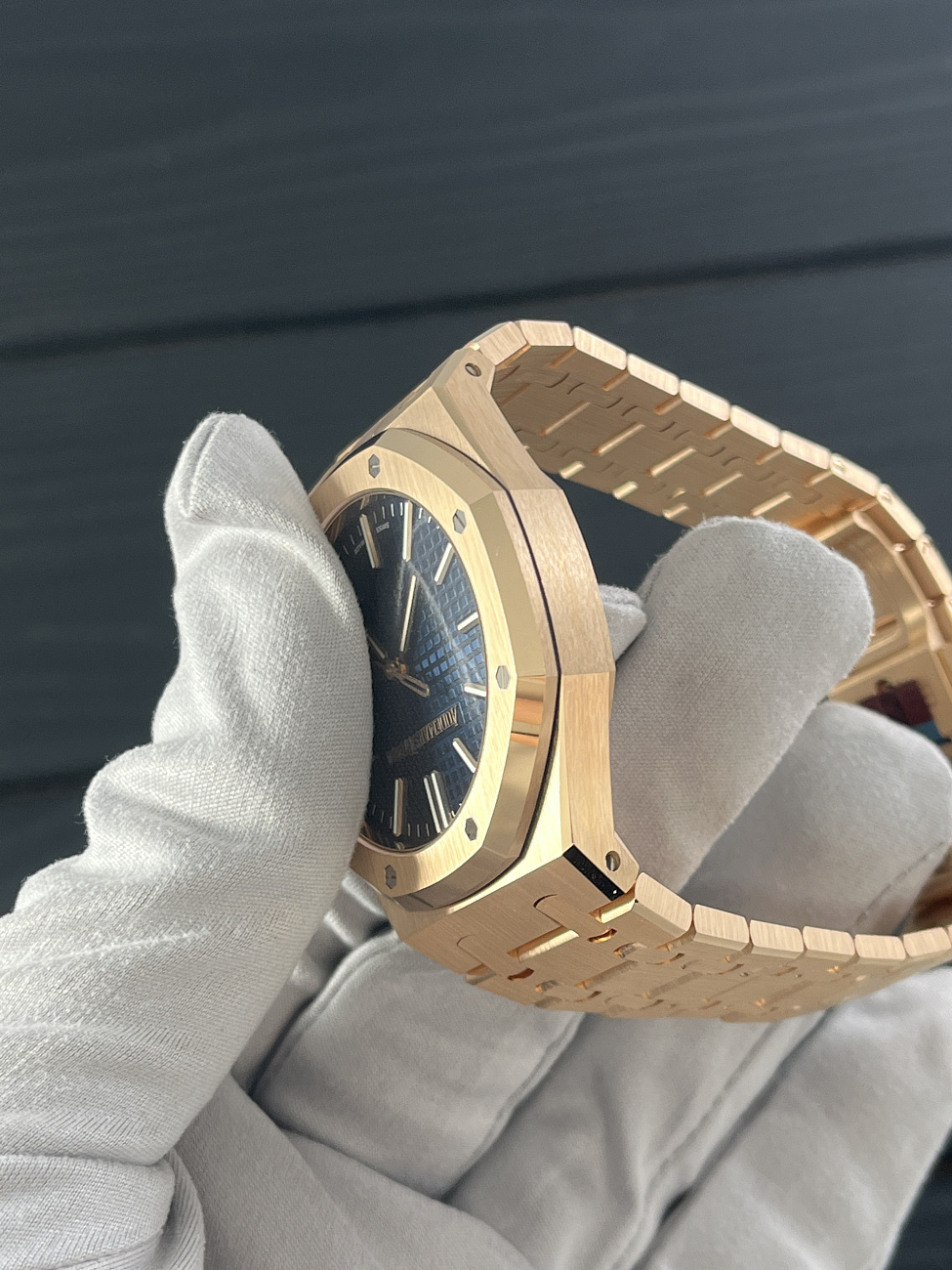 Часы Audemars Piguet  Royal Oak Selfwinding Rose Gold Blue Dial  15510OR.OO.D315CR.03