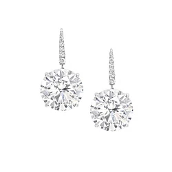 GIA Серьги 10,12/10,13 Ct. G/Vvs2 (3 Excellent)