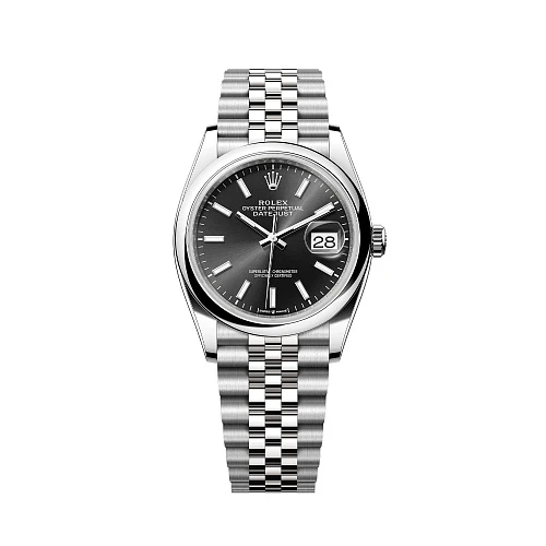 Часы Rolex  Datejust 36Mm Black Dial Jubilee Bracelet  126200