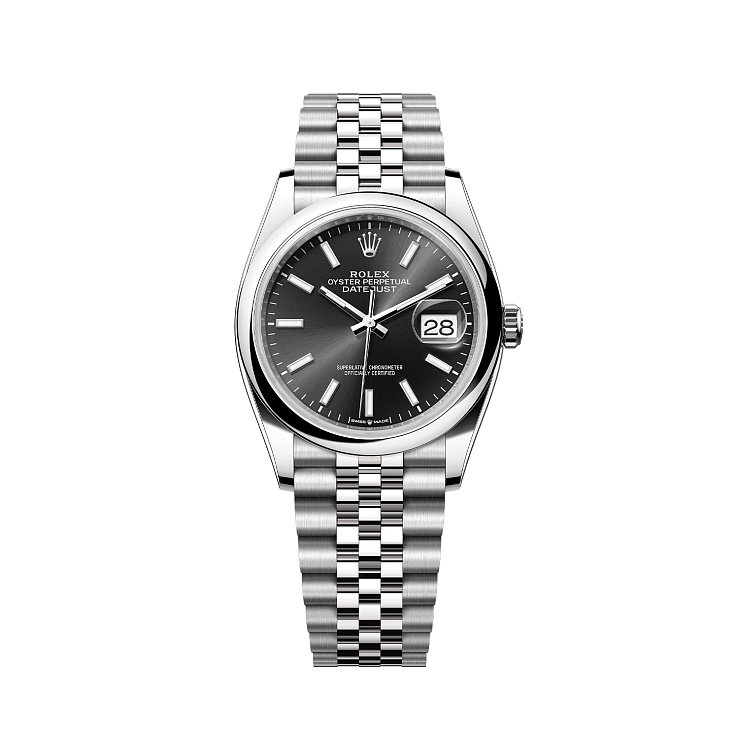 Часы Rolex  Datejust 36Mm Black Dial Jubilee Bracelet  126200