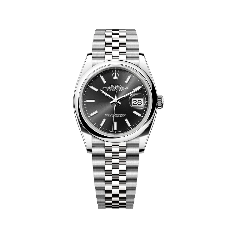Часы Rolex  Datejust 36Mm Black Dial Jubilee Bracelet  126200