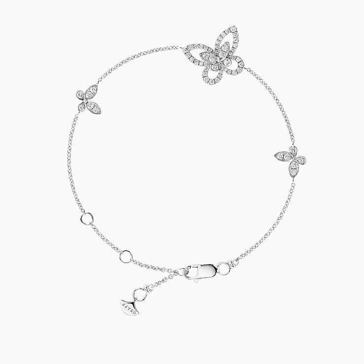 Украшение Graff  Butterfly Silhouette Diamond Mini Bracelet  RGB466 