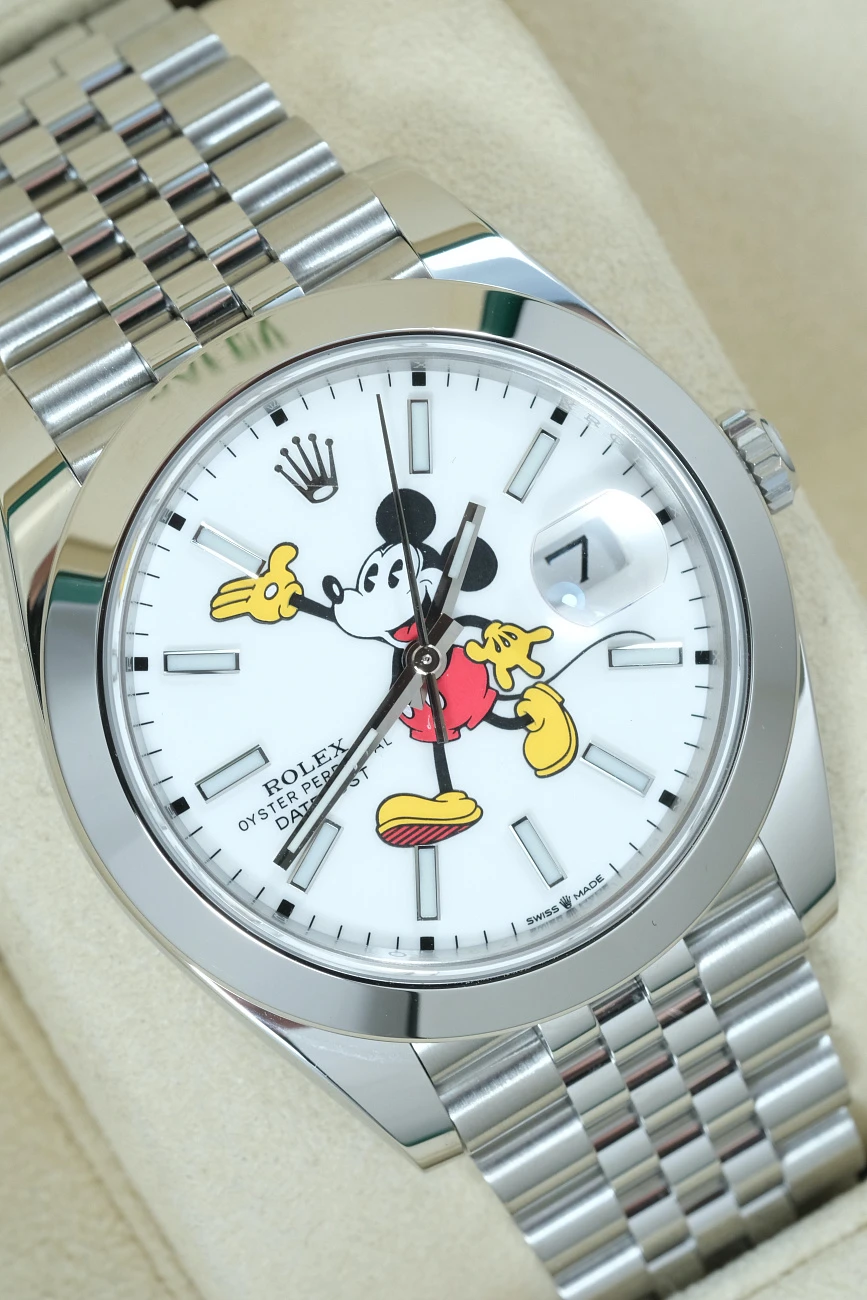 Часы Rolex  Oyster Perpetual Datejust 41 Mm Mickey Mouse Custom  126300