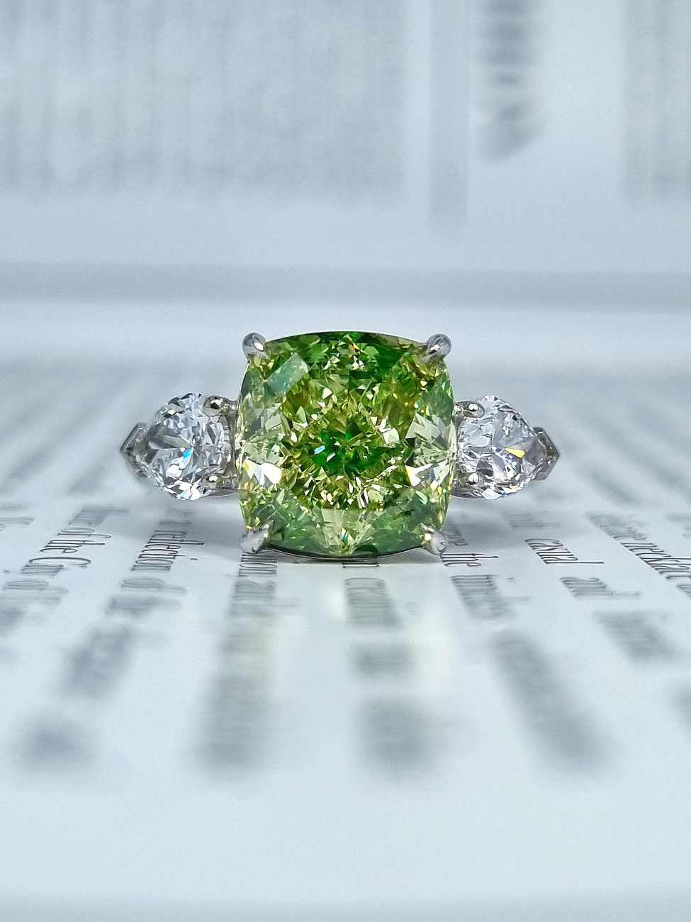 Украшение NO NAME  Кольцо С Бриллиантом 5,04 Ct. Fgy/Si1   