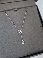 Украшение Messika  My Twin Tie 0.10Ct X2  My Twin 0,10ct tie diamond necklace 6693 