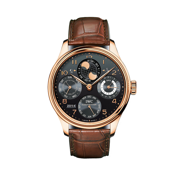 Часы Iwc  Portuguese Perpetual Calendar Rose Gold  IW503202