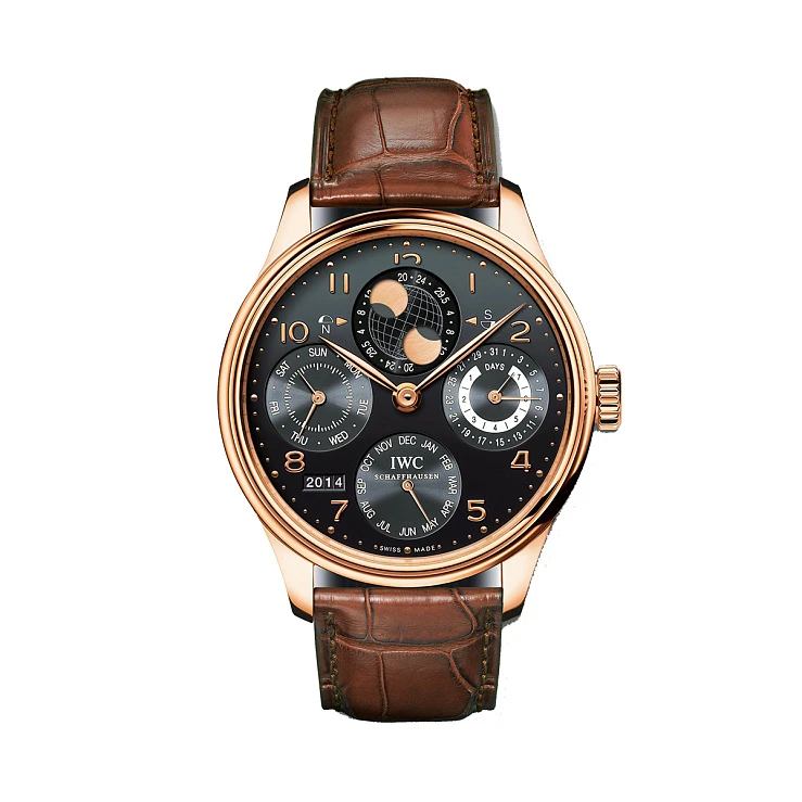 Часы Iwc  Portuguese Perpetual Calendar Rose Gold  IW503202