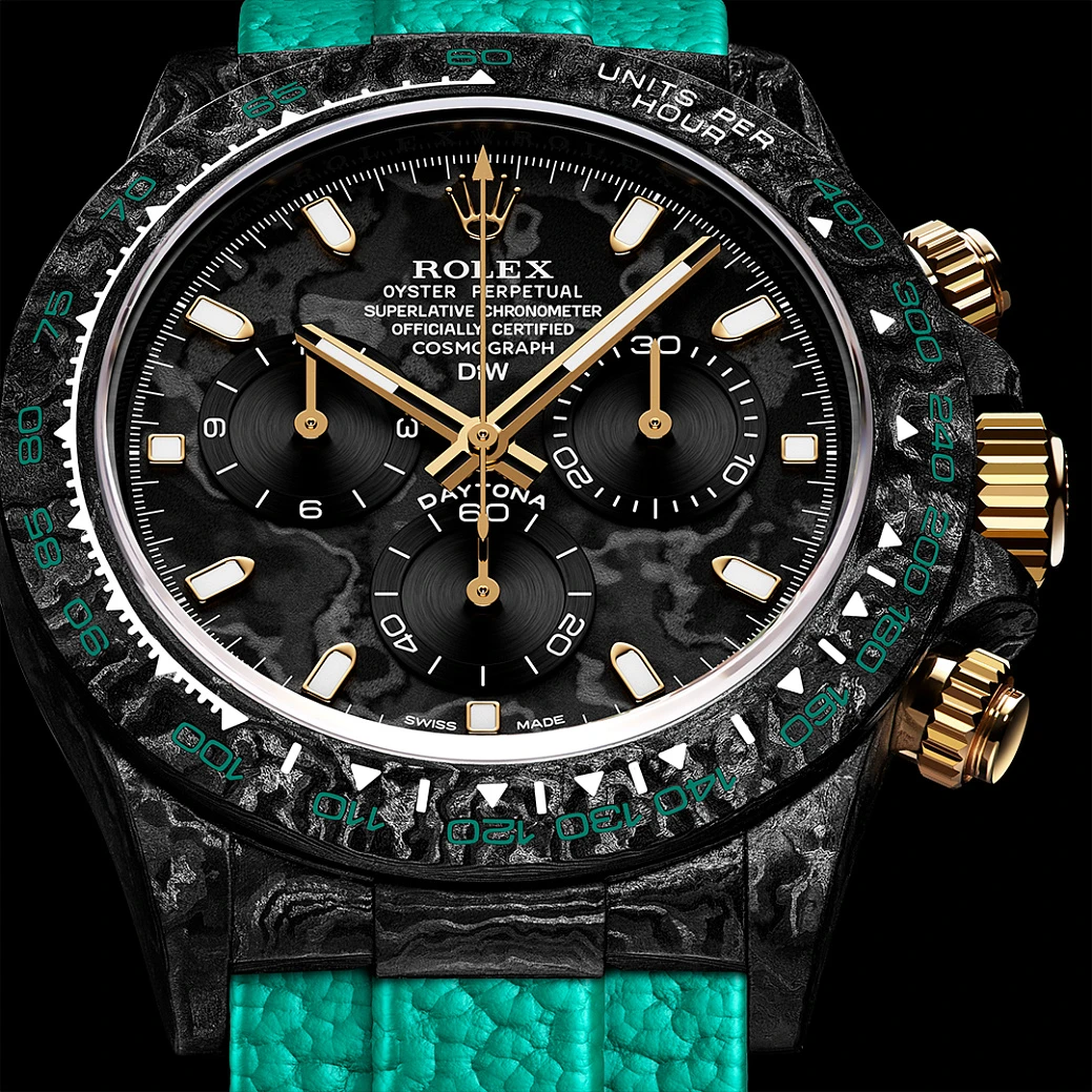 Заказать DiW  Rolex Daytona 40 Mm Emerald Carbon  
