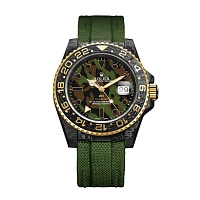 Часы DiW  Gmt Carbon Military 2021  Speedster GMT