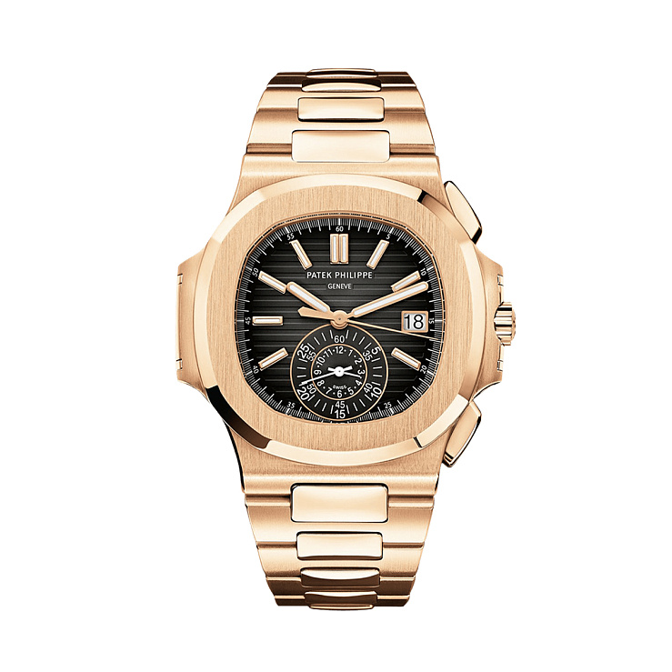 Часы Patek Philippe  Nautilus Chronograph Rose Gold New Buckle  5980R/1R-001