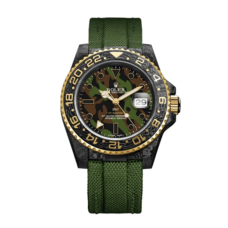 Часы DiW  Gmt Carbon Military 2021  Speedster GMT
