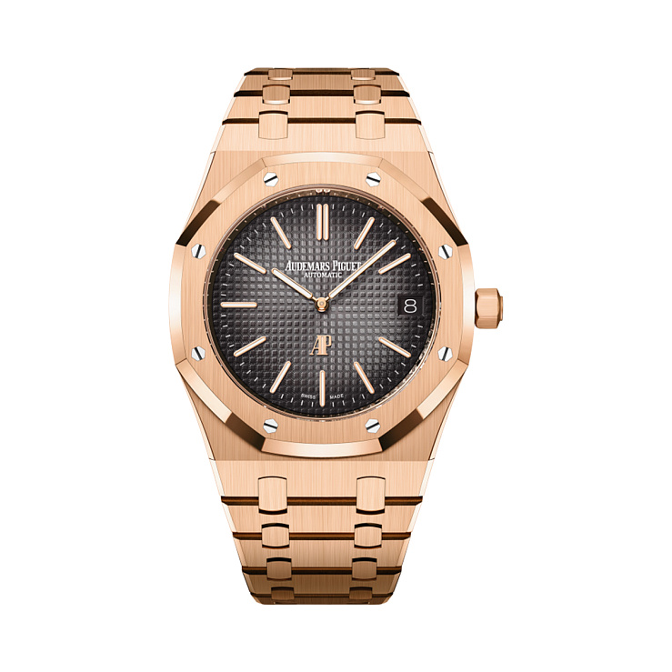 Часы Audemars Piguet  Royal Oak &quot;Jumbo&quot; Rose Gold Extra-Thin &quot;50Th Anniversary&quot; Юбилейные  16202ST.OO.1240ST.01