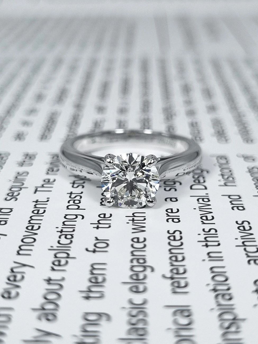 Украшение GIA  Кольцо 1,53 ct. I/VS2 (3 Excellent) Round Diamond   