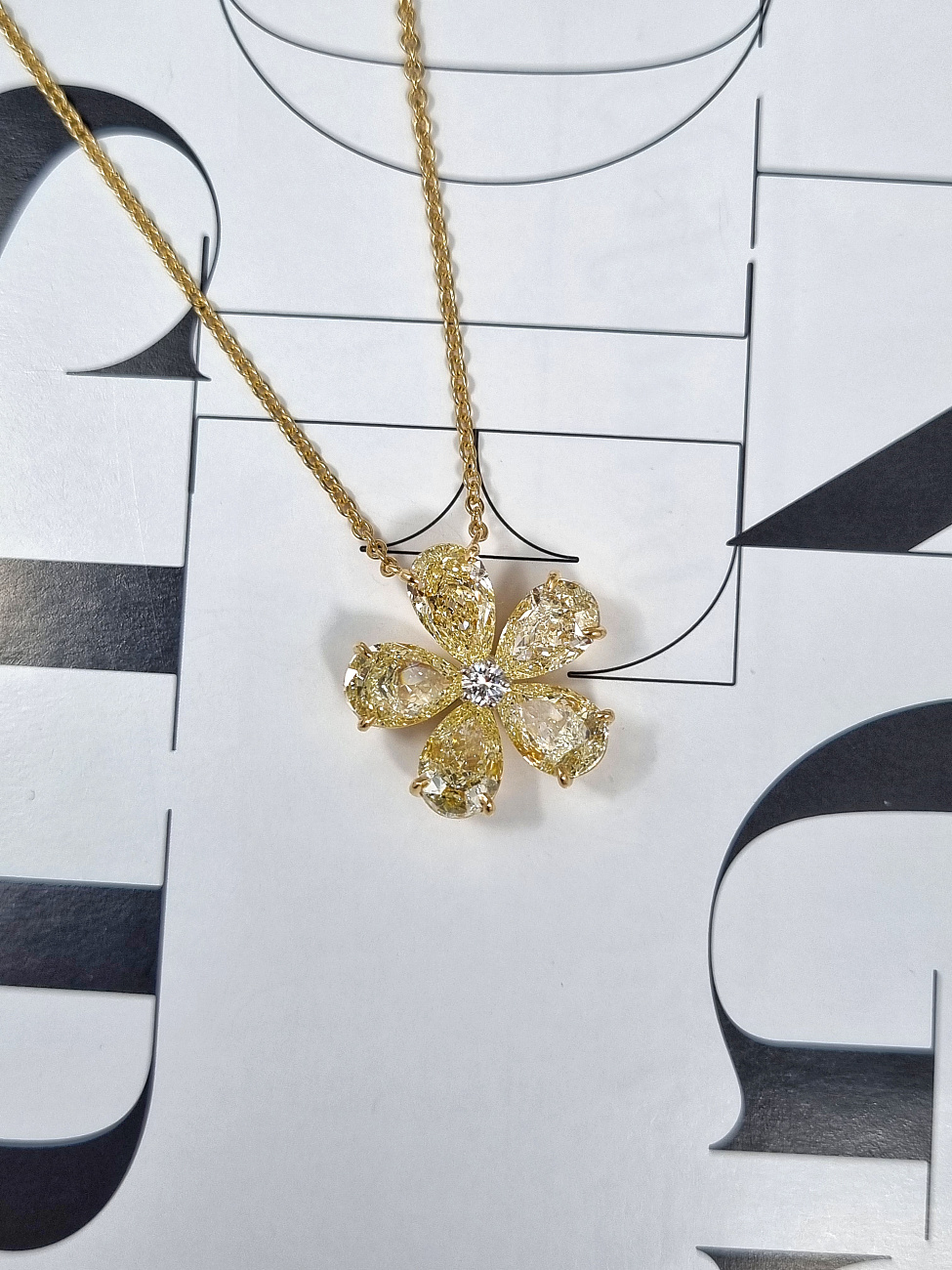 Украшение GIA  Подвеска с бриллиантами 5,32 ct.   