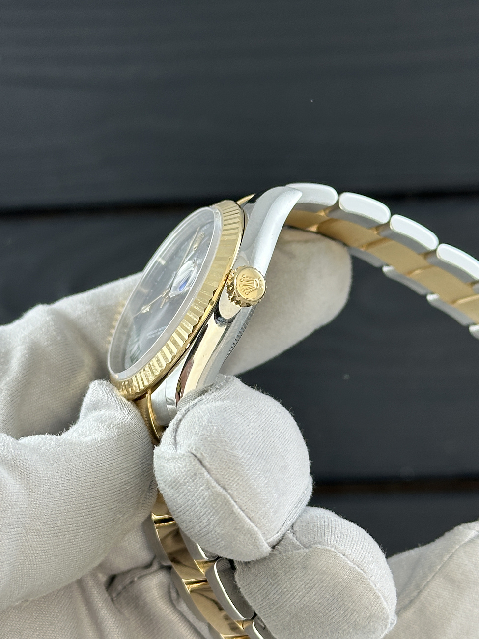 Часы Rolex  Datejust 36Mm Steel & Yellow Gold Wimbledon Dial  126233