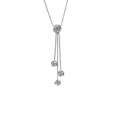 Украшение Tiffany & Co  Pendant In Platinum With Round Brilliant Diamonds   