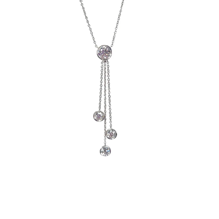 Украшение Tiffany &amp; Co  Pendant In Platinum With Round Brilliant Diamonds   