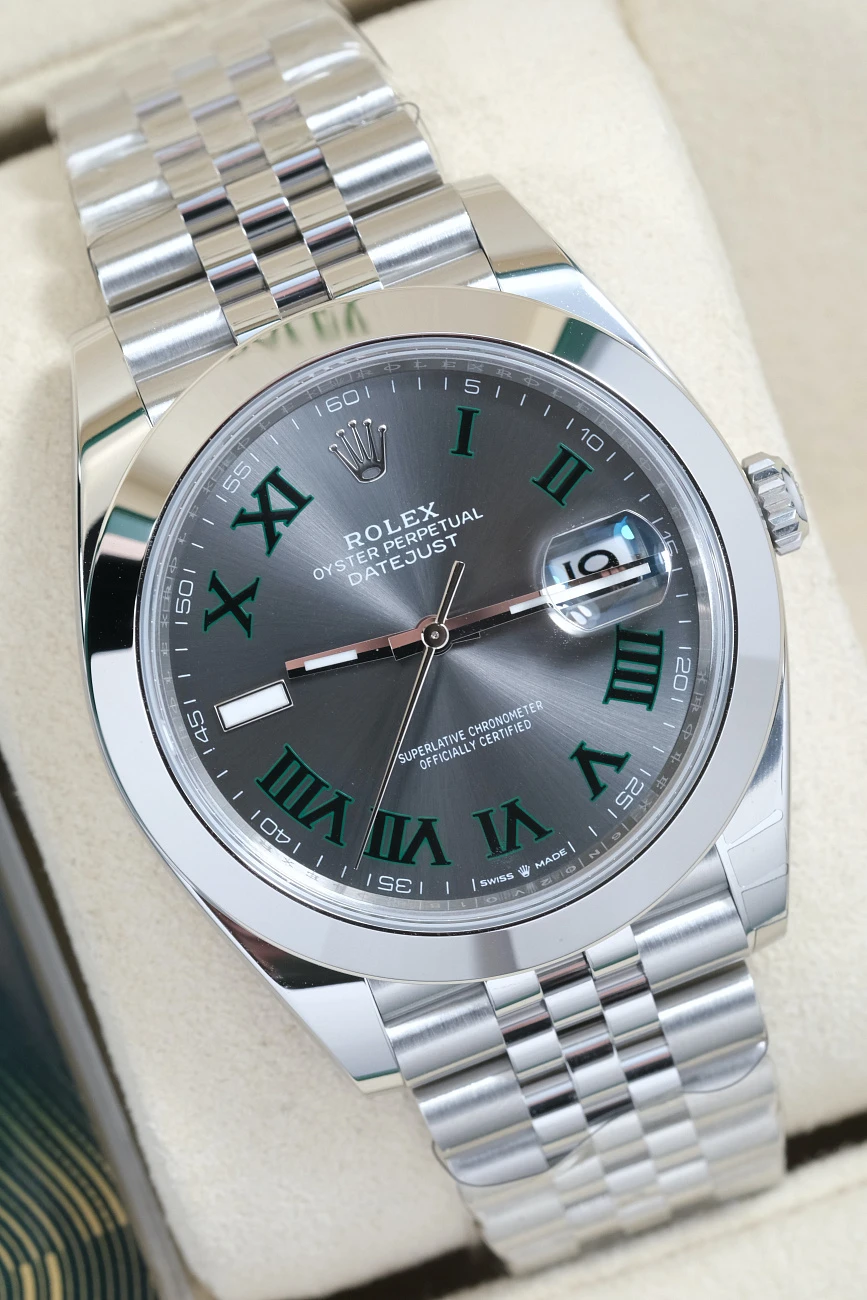 Часы Rolex  Oyster Perpetual Datejust 41 Mm Wimbledon  126300