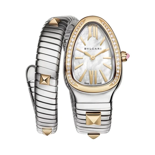 Часы Bvlgari  Serpenti Tubogas Steel & Yellow Gold  104301