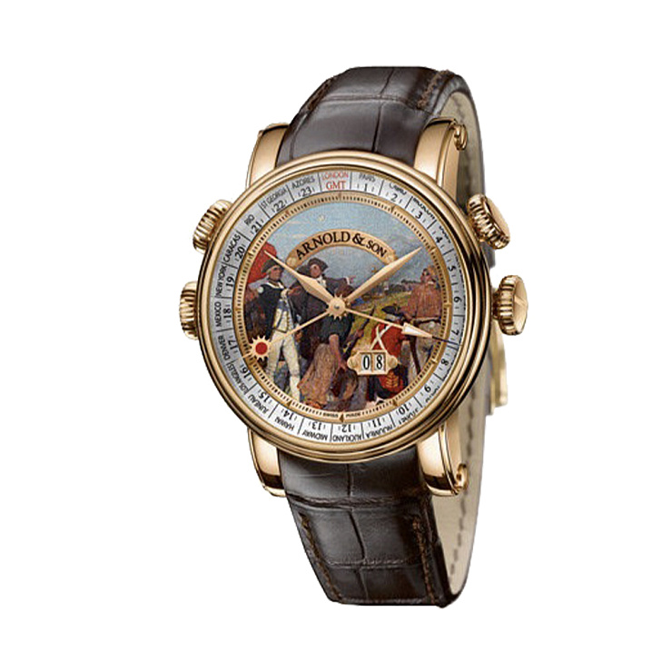Часы Arnold & Son  Hornet James Cook Landing At Botany Bay  1H6AP.D05A.C60B 