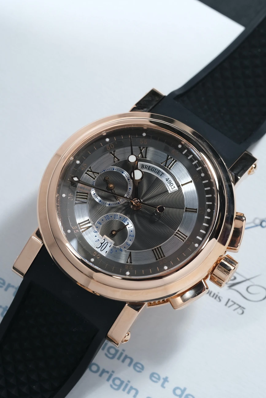 Часы Breguet  Marine Chronograph Rose Gold  5827BR/Z2/5ZU