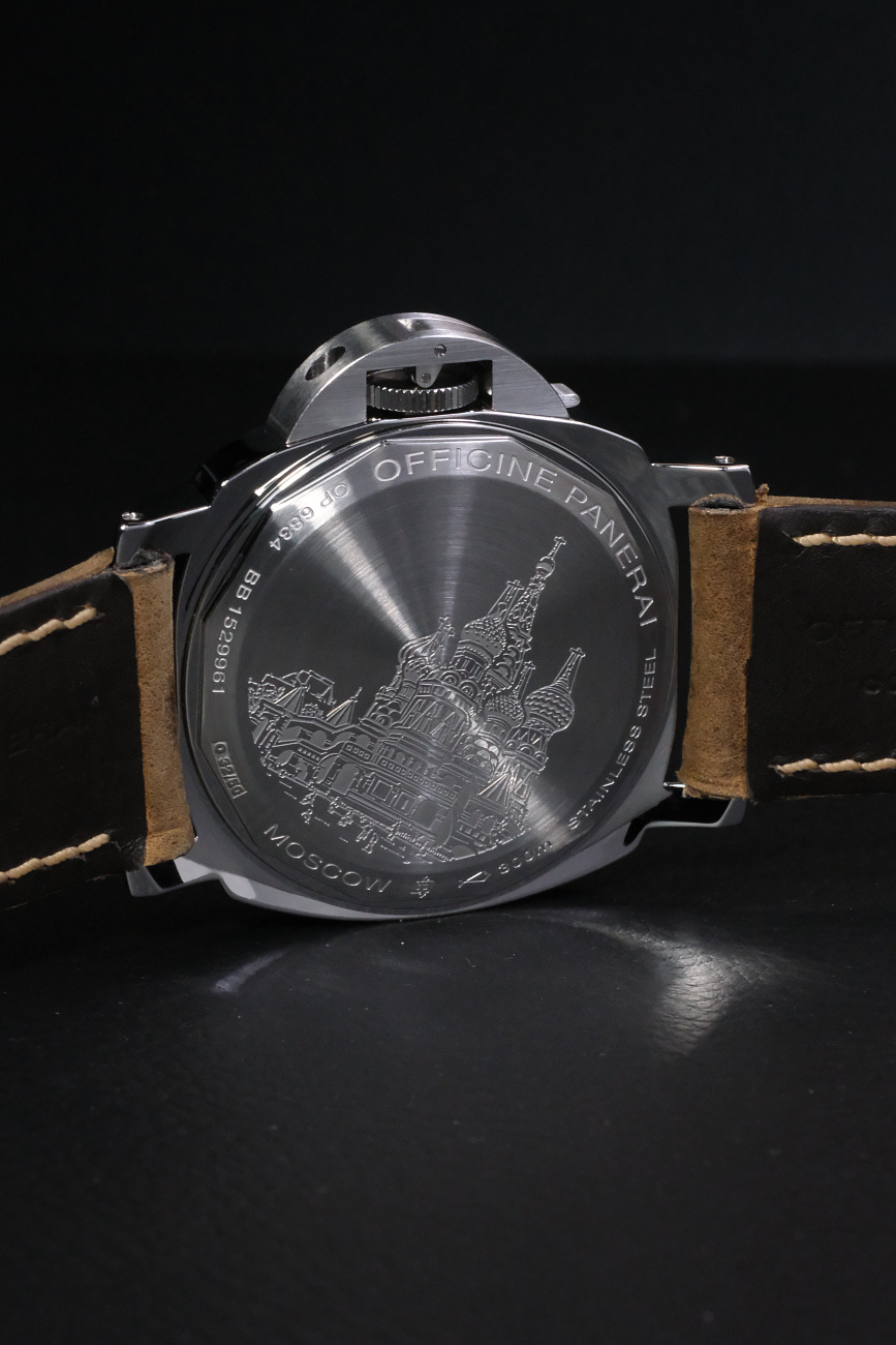 Часы Panerai  Luminor Marina Acciaio - 44 Мм Moscow Edition 50 Limited  PAM00452