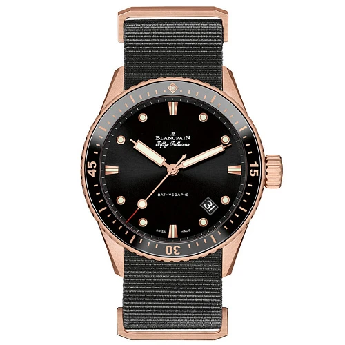 Заказать Blancpain  Fifty Fathoms Bathyscaphe  5000 36S30 NABA