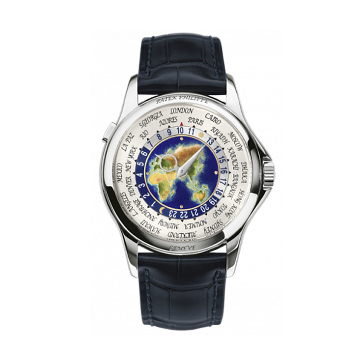 Часы Patek Philippe  World Time Enamel White Gold  5131G-010