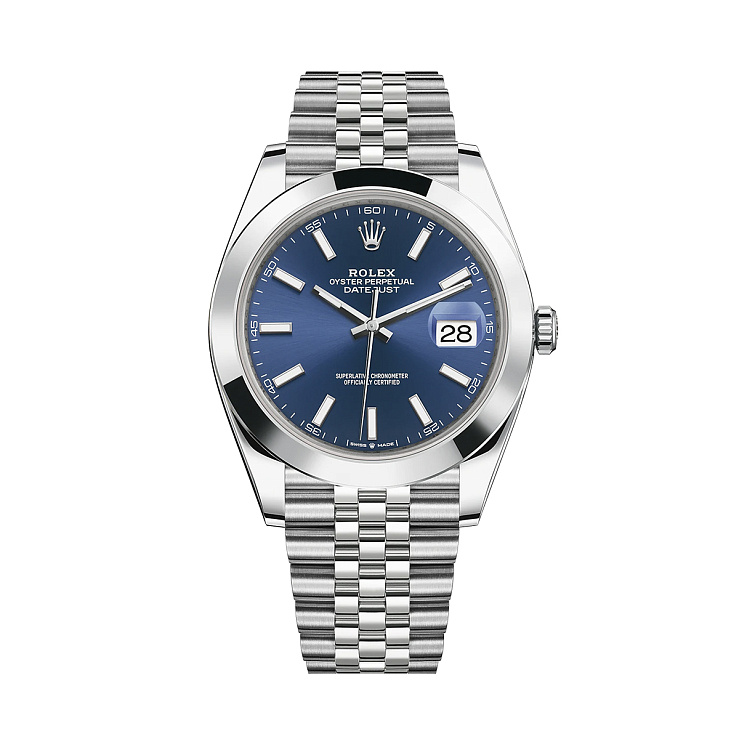 Часы Rolex  Oyster Perpetual Datejust 41 Mm Blue Sticks Jubilee  126300