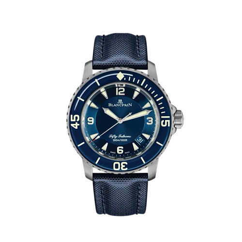 Часы Blancpain  Fifty Fathoms Automatique Blue 45 mm  5015-12B40-O52A