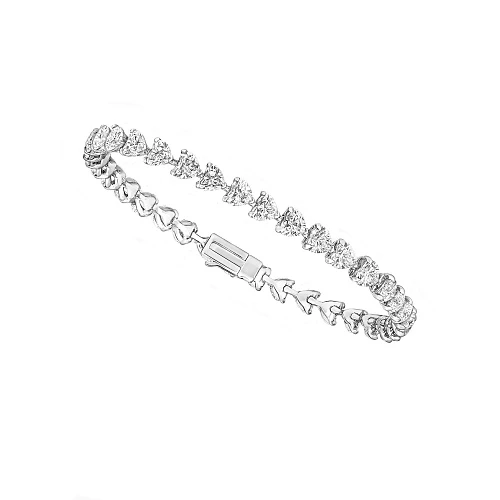 Украшение GIA  Браслет с бриллиантами 15,00 ct. F-G/VS (Heart Shape)   