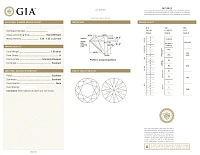 Украшение GIA  Серьги 1,50/1,50 ct. K/Internally Flawless (3 Excellent) Round Diamonds   