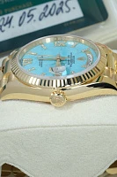 Часы Rolex  Day-Date 36Mm Yellow Gold Turquoise Dial  128238