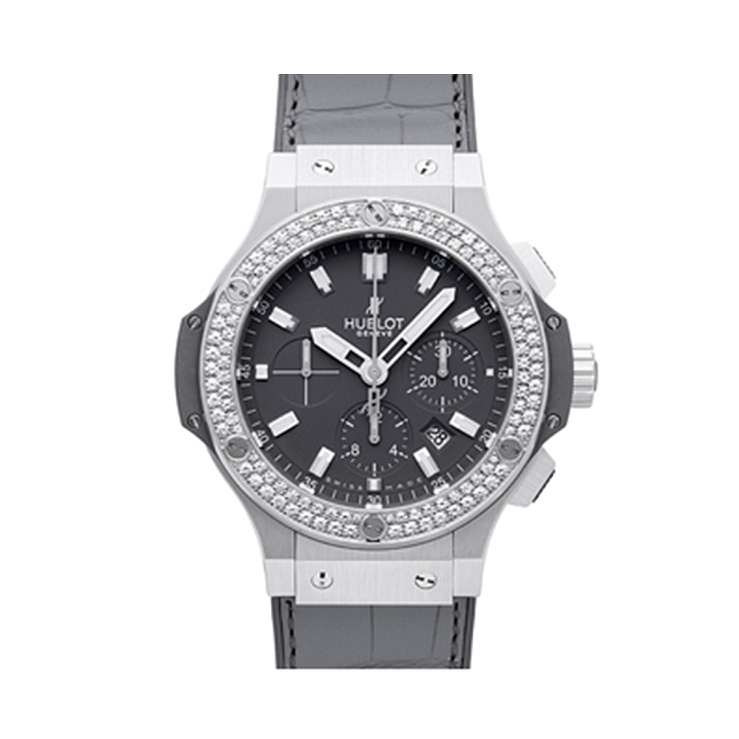 Часы Hublot  Aero Bang Steel Earl Gray Diamonds  301.ST.5020.GR.1104