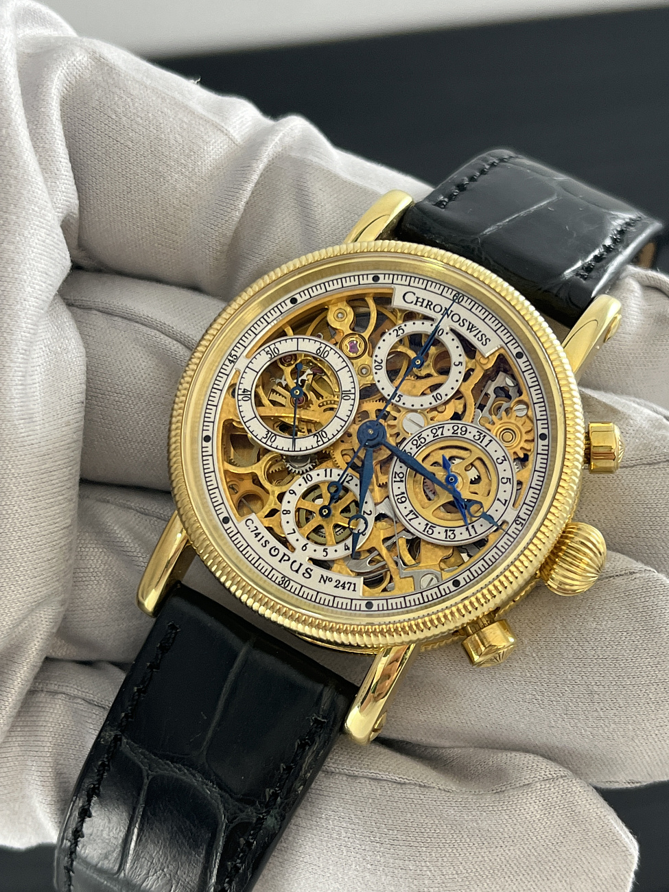 Часы Chronoswiss  Skeletonizing Opus Skeleton Chronograph   CH7521R