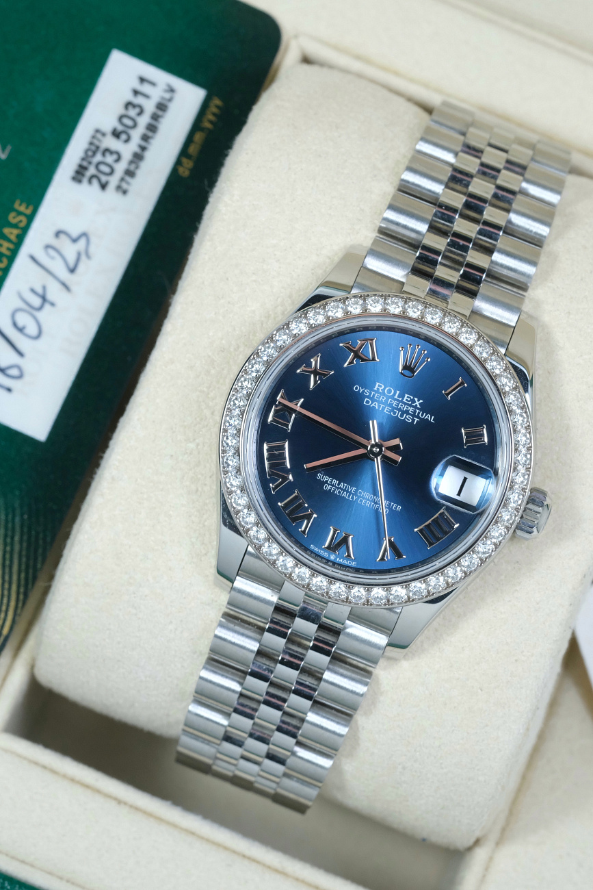 Часы Rolex  Datejust Datejust 31Mm Steel And White Gold  278384RBR