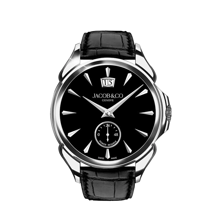 Часы Jacob &amp; Co  Palatial Classic Manual Big Date - Steel Onyx Black  PC400.10.AA.AE.ABALA