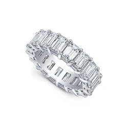 GIA Eternity Ring Emerald Cut 15,07 ct. G-H/VS