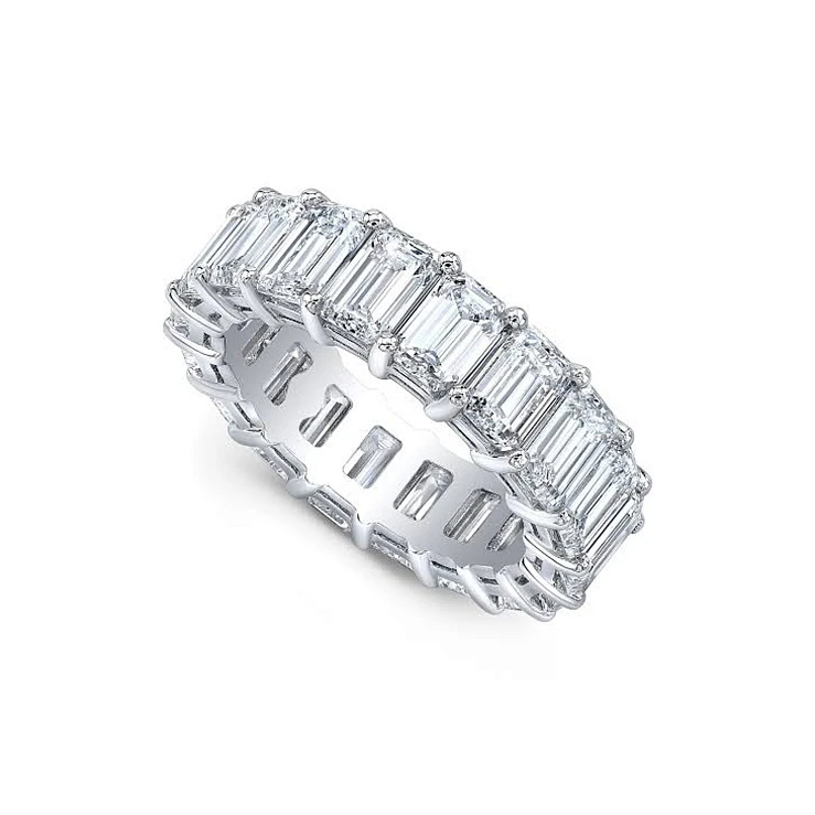 Украшение GIA  Eternity Ring Emerald Cut 15,07 ct. G-H/VS   