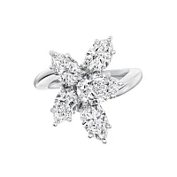 Украшение GIA  Кольцо Cluster Diamond Ring 3,75 ct. H/VS1   