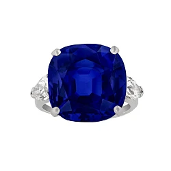GRS GemResearch Swisslab Кольцо с сапфиром 15,94 ct. "Royal Blue"