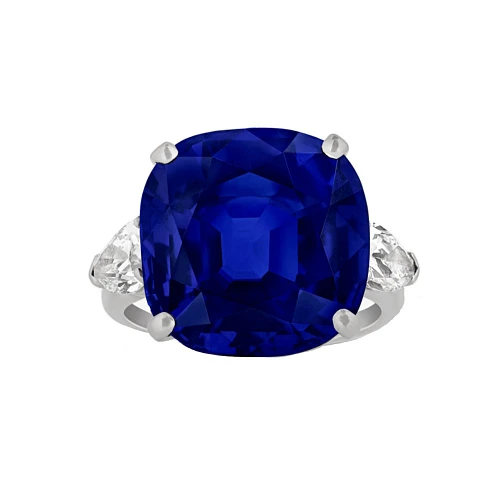 Украшение GRS GemResearch Swisslab  Кольцо с сапфиром 15,94 ct. "Royal Blue"   