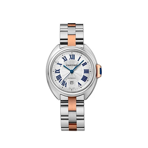 Часы Cartier  Cle De Cartier 31 Mm Steel And Rose Gold  W2CL0004