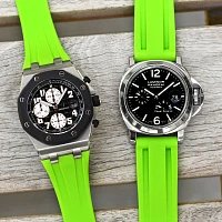 Часовой ремешок Audemars Piguet  Ремешок Для Часов Lime Ap Royal Oak Offshore 42Mm Strap  