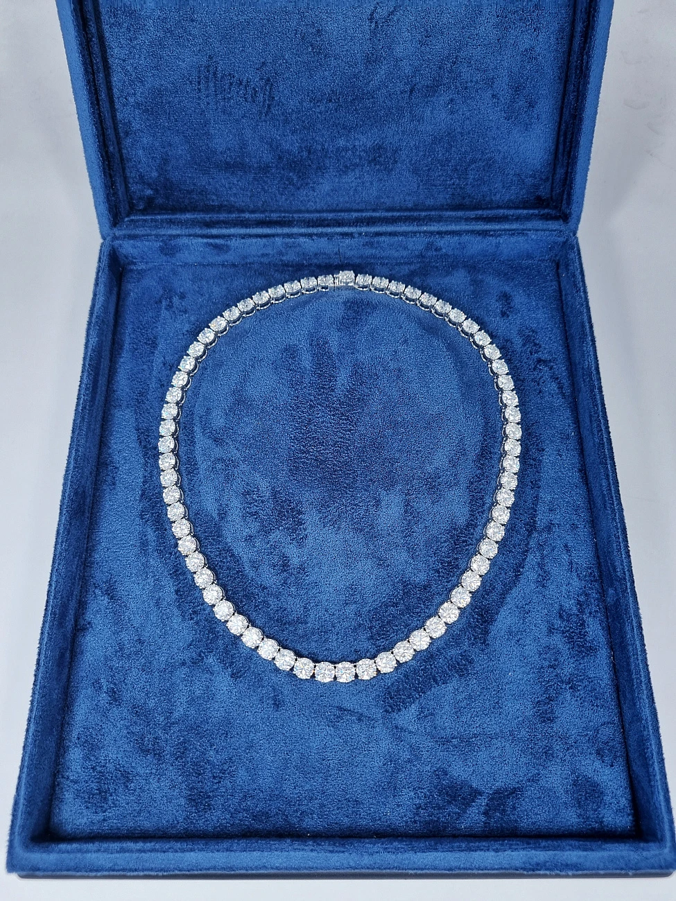 Украшение GIA  Diamond Tennis Necklace 65,48 сt. G/VS2  (3 Excellent)   