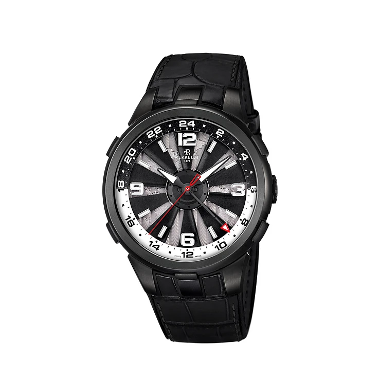 Часы Perrelet  Turbine Gmt Worldmap Black  A1093/2A
