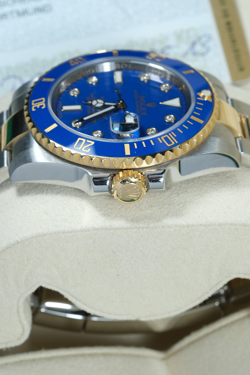 Часы Rolex  Submariner Blue Diamonds Dial  116613LB