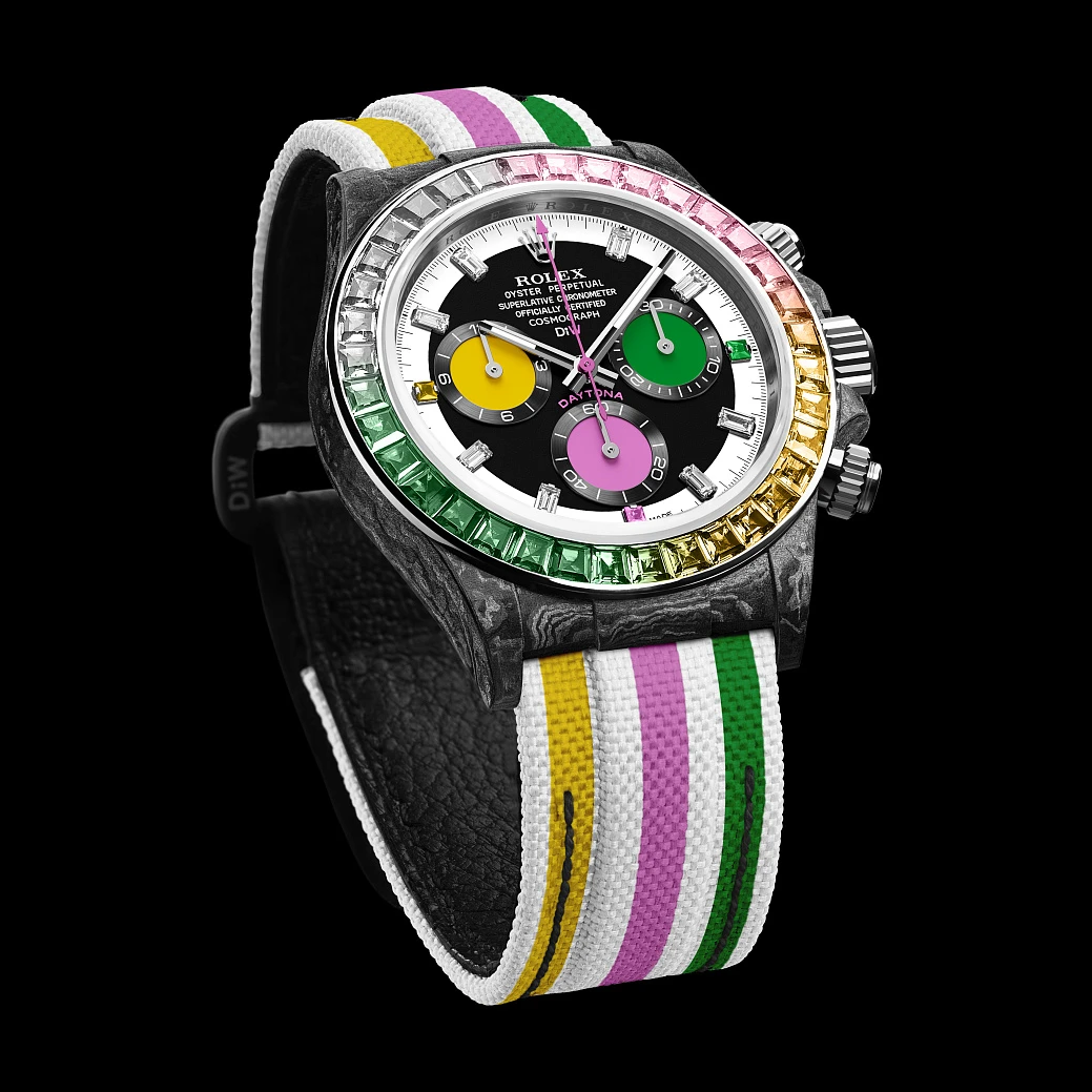 Заказать DiW  Rolex Daytona 40 Mm Rainbow Candy  