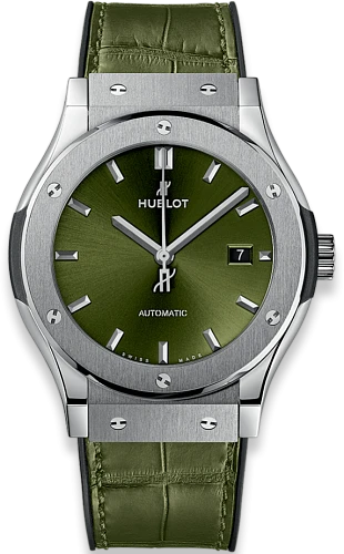Заказать Hublot  Classic Fusion Green Titanium 42 Mm  542.NX.8970.LR